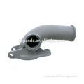 Concrete pump outlet elbow for trailer and boom pump